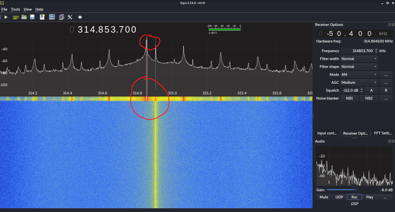 Figure 10. Waveform for the On button press